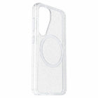 OtterBox Symmetry Clear Magnets Case for Samsung Galaxy S25 - Stardust with Blue Tint-Built-in anchors let you connect phone straps and charms