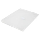 JAM Paper Plastic Binder Envelopes with Hook & Loop Closure, 3 Hole Punch, 9.5 x 1.25 x 11.5, Clear, 12 Pack (218VB1CL)-Button and String Closure