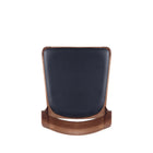 Manhattan Comfort Moderno 17.72" Modern Leatherette Upholstered Dining Chair - Walnut and Black - Set of 4-23.82" L x 23" W x 33.66" H