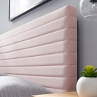 Modway Tranquil Channel Tufted King/California King Headboard - Pink-Stain-Resistant Fabric