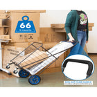 Mount-It! Small Rolling Utility Shopping Cart - Black-Smooth mobility with 360° swivel front wheels for easy manoeuvring on sidewalks and store aisles