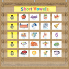Teacher Created Resources 7 Pocket Chart - 28" x 28" - Burlap Design-Measures 28" x 28"
