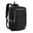 Swissdigital Design Katy Rose Tech Backpack with Apple Find My - Black Platinum-World's first luggage series that works with Apple Find My network