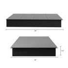 Nexera Valere Platform Bed - Queen Size - Black-7