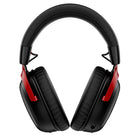 HP HyperX Cloud III S Wireless Gaming Headset - Black/Red-Angled 53 mm drivers have been tuned by HyperX audio engineers to provide an optimized listening experience that accents the dynamic sounds of gaming