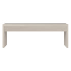 Hudson&Canal Lawrence 48"W Rectangular Coffee Table - Alder White-Table is made of high-quality and durable MDF and PVC materials