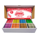 Cra-Z-Art Jumbo Crayon Classroom Pack - 8 Colour - 400 Pack-Assortment of 8 colors - each is vivid and bright