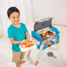 Melissa & Doug Deluxe Grill & Pizza Oven Playset-Helps kids develop fine-motor, sorting, and counting skills and promotes imaginative play and storytelling