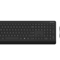 Incase By Microsoft Wireless Desktop 900 Keyboard and Mouse - Black-Quiet-touch keys provide comfortable, responsive typing