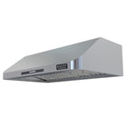 KUCHT KRH481A 48" 1200 CFM Under‑Cabinet Range Hood - Stainless Steel-LCD display with sensor touch allow you to choose the right speed