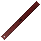 JAM Paper Strong 12" Aluminum Ruler with Non-Skid Cork Backing - Burgundy Metallic-Colour: Burgundy Maroon Stainless Steel