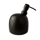 Happy Sinks Kiwi Ceramic Soap Dispenser - Matte Black-Materials: Ceramic, Stainless steel (for the pump)