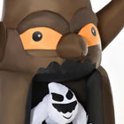 HOMCOM 8' Lit Inflatable Ghost Halloween Yard Decoration-Primary Colour: Brown 