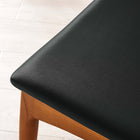 Modway Tracy Wood Dining Chairs - Black - 4 Pack-5