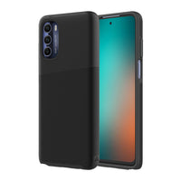 AXS PROTech Plus Dual-Layered Anti-Shock Sleek Case for Motorola Moto G Stylus 5G (2022) - Black-Drop resistant up to 10 feet