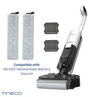 Tineco GO H2O HammerHead Floor Washer Accessory Kit - 2 Brushes, 2 Filters -Kit Contents: Includes 2 microfiber brush rollers and 2 filters