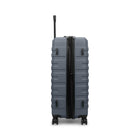 Swiss Mobility QUAD 30" ABS/PC Hardside Check-in Luggage - Grey-Lined interior with dividing panel, practical pockets and tightening straps to keep content organized and in place