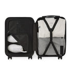 Bugatti The Classic Carry-on Hardside Luggage - Light Grey-Reinforced top handle