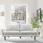 Brassex 3-Seater Jodie Sofa - Light Grey-9