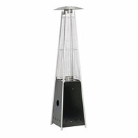 Shinerich Pyramid Style Patio Heater - Black-40,000BTU adjustable heat output