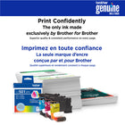 Brother Genuine LC501 3-Piece Ink Cartridge Set - Standard Yield - Cyan - Magenta - Yellow-These ink cartridges are engineered to work seamlessly with your Brother printer