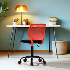 Homy Casa Black Red Fabric Swivel Desk Chair-Perfect Gift Choice: Ideal for birthdays or Christmas, appealing to both boys and girls