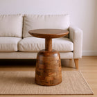 Zuo Kelk Side Table - Walnut-Maximum Weight Capacity: 330