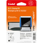 Trodat Do-It-Yourself Printy 4911 Climate-Neutral Self-Inking Stamping Kit, 3-Line-Replacement ink pads sold separately