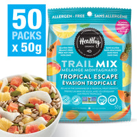 Healthy Crunch Tropical Escape Fruit & Seed Mix - 50 gr - 50 Pack-Tree nut-free