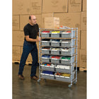 Seville Classics Commercial 7-Tier NSF 16 Bin Rack (SHE16510BX)-1 Year Limited Manufacturer Warranty