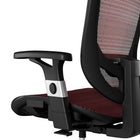 Staples Hyken Ergonomic Mesh Swivel Task Chair - Red-Rated for up to 275 lbs.