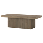 Hudson&Canal Torren 48"W Rectangular Coffee Table - Antiqued Grey Oak-Tabletop features a weight capacity of 75 lbs