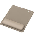 Fellowes Breyta Mousepad Wrist Rest with HEX Cushion - Sand-Protect your desktop and enhance mousing performance with the optical and laser mouse-friendly mousepad
