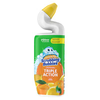 Scrubbing Bubbles Triple Action Toilet Bowl Cleaner - 710 mL - Citrus-Cleans and freshens leaving the toilet bowl fragrant and sparkling