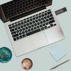 Centon DataStick Pro 16 GB USB 2.0 Flash Drives - Grey-Small form factor is easy to carry in a pocket or bag.
