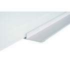 MasterVision River Magnetic Glass Dry-Erase Whiteboard - 24" L x 36" W-Magnets, pen tray and wall mounting hardware included