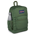JanSport Cross Town Plus Backpack - Cargo Green-Side water bottle pocket