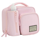 Renwick Essentials Lunch Bag and Bottle - Pink-Padded grab handle
