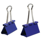 JAM Paper Colourful Binder Clips Assortment - Medium & Large - Purple - 27 Pack-Sizes: Medium 1.25 inch (32mm) & Large 1.6 inch (41mm) | Easily spring back into shape when removed