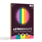 Astrobrights 65lb Cover Paper - 8.5" W x 11" H - Tropical - 5-Colour - 50 Pack-In this pack of 50 sheets, you will get 10 sheets each of Outrageous Orchid, Terrestrial Teal, Lift-Off Lemon, Cosmic Orange and Plasma Pink
