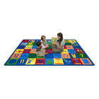 Joy Carpets Around the Block II Area Rug - 5'4" x 7'8" - Multicolour-Impervion antimicrobial protection resists growth of bacteria and controls odors before they start