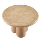 Modway Tori 31" Indoor/Outdoor Round Coffee Table - Travertine-Assembly Required