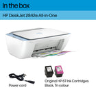 HP DeskJet 2842e All-in-One Printer with 6 months Instant Ink - Skyride-This printer is designed to work only with cartridges that use original HP chips or circuits, and will block cartridges that use non-HP chips or circuits. Periodic firmware updates will maintain the effectiveness of these measures