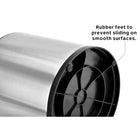 Gritt Commercial Tabletop Wipes Dispenser - Stainless Steel-Sleek design allows it to blend in with surroundings