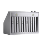 KUCHT KRH360-SS 36" 900 CFM Under‑Cabinet Range Hood with Digital Controls - Stainless Steel-Equipped with two LED lights, this seamless design pro-style range hood will give you better visibility while cooking and enhance the look of your pro-style Kucht range