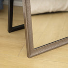 HOMCOM Full Body Mirror with Frame - 21" W x 64" H - Silver-Material: PS, Tempered Glass 