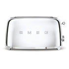 SMEG 4-slice Long Slot Retro Toaster - Silver-11 different toasting levels for best results, defrost function, reheat function, bagel function to toast only one side of the slice