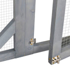 PawHut 71" L Catio Outdoor Cat Enclosure - Grey-Suitable for cats, rabbit, dogs, and other small animals 