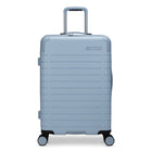 Travelite Epicure 24" Hardside Medium Checked Spinner Luggage - Niagara Mist-Made from polycarbonate, offering robust resistance to impact, pressure, heat, cold and scratches, ensuring lasting durability and protection for your belongings