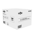 Globe Commercial NAP500 Luncheon Napkins - 1/4 Fold - 12" x 12" - White - 150 Napkins/Pack - 12 Pack-Perfect for lunchrooms, cafeterias, food trucks, festivals, restaurants and more